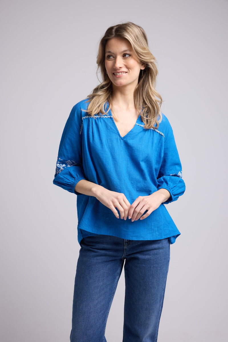 BLOUSE NONO/BLEU