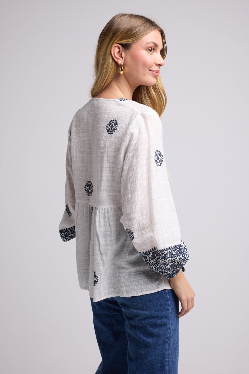 BLOUSE NUTS P19 NAVY
