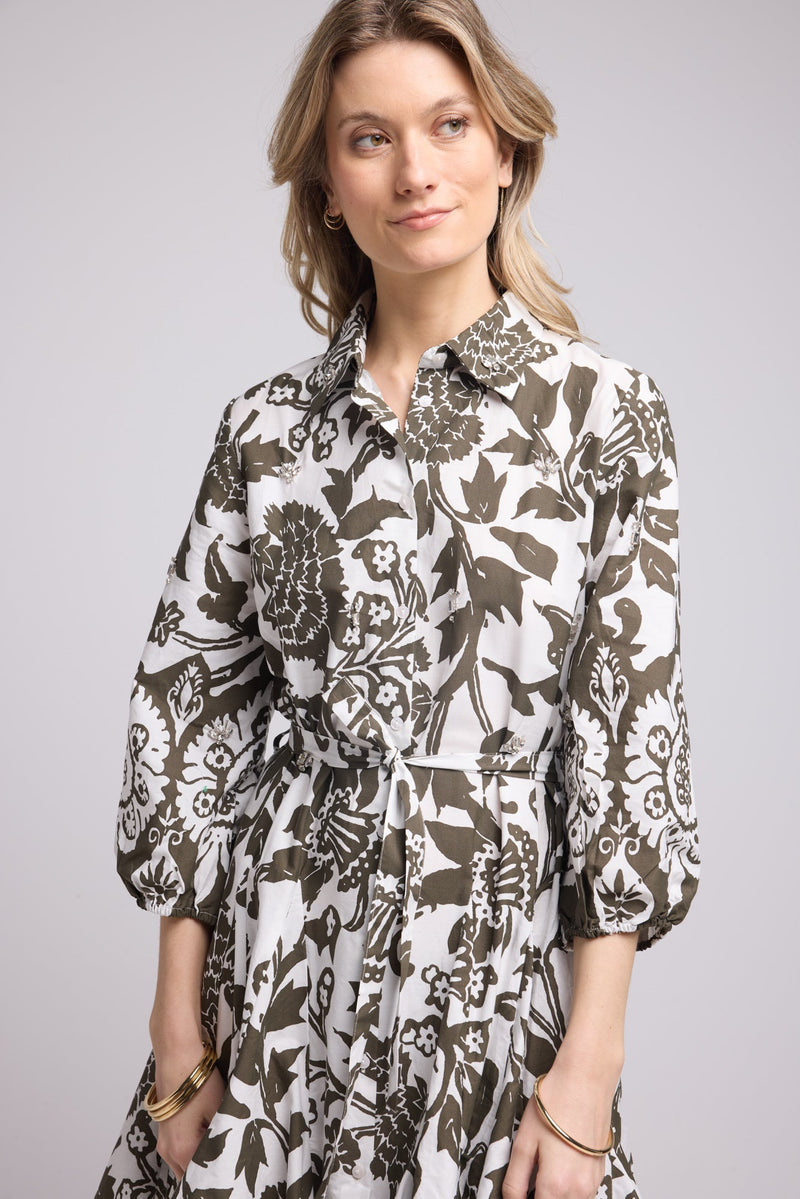 ROBE OLGA/KHAKI P309