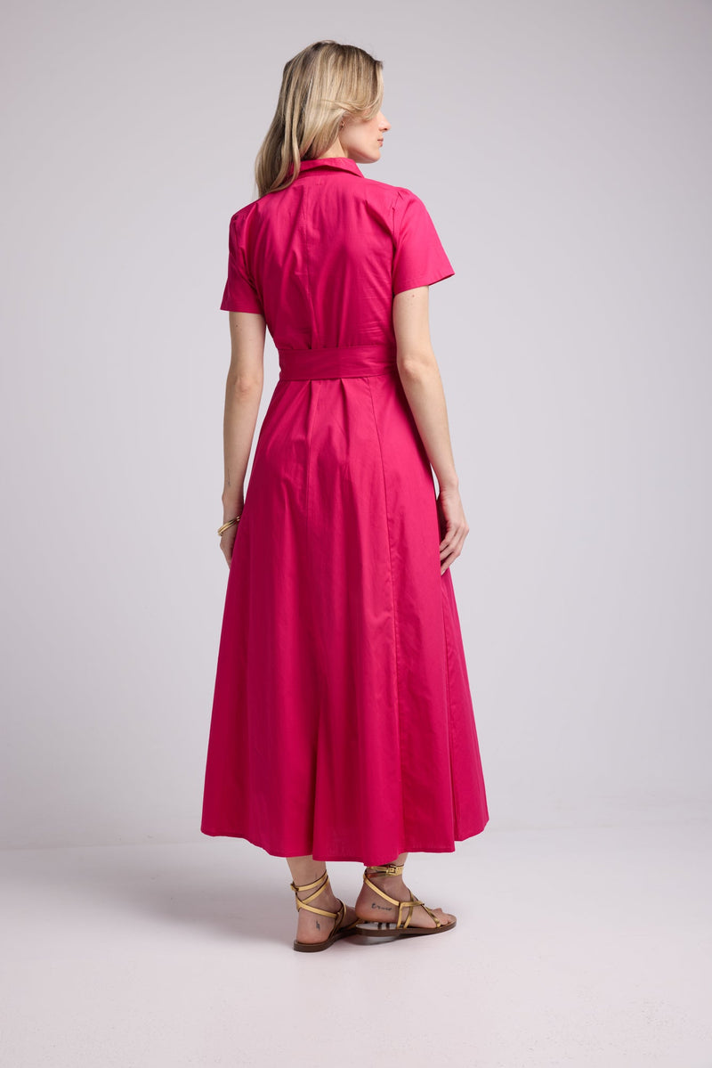 ROBE PATY BRIGHT FUSHIA