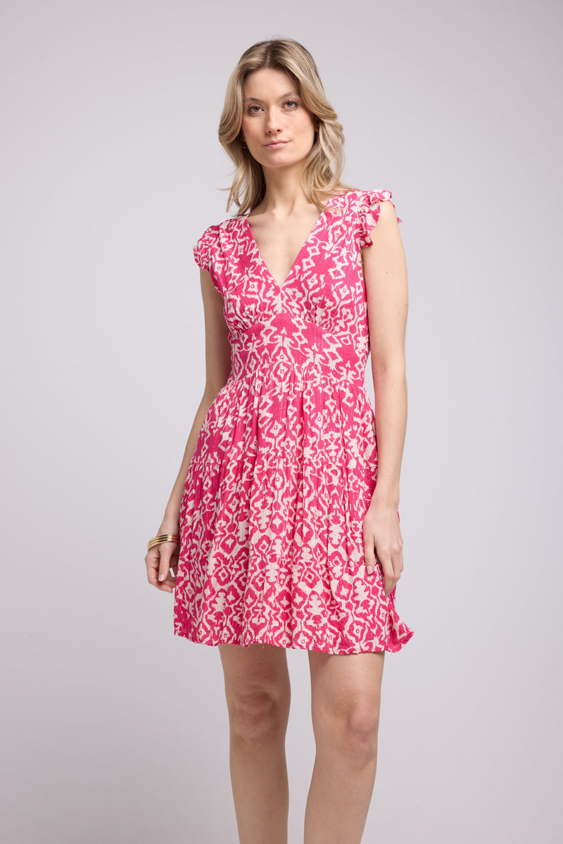 ROBE PENNY SHORT FUSHIA P822