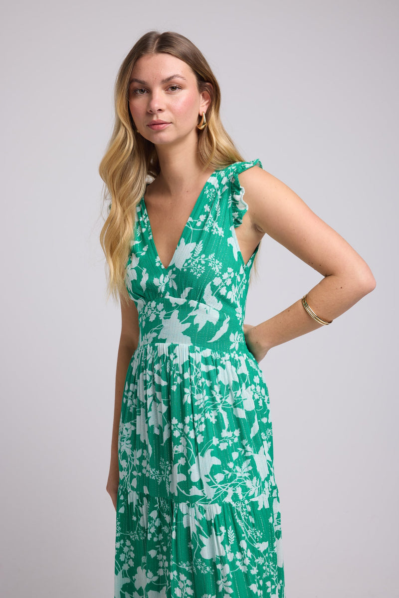 ROBE PENNY LONG/GREEN P816