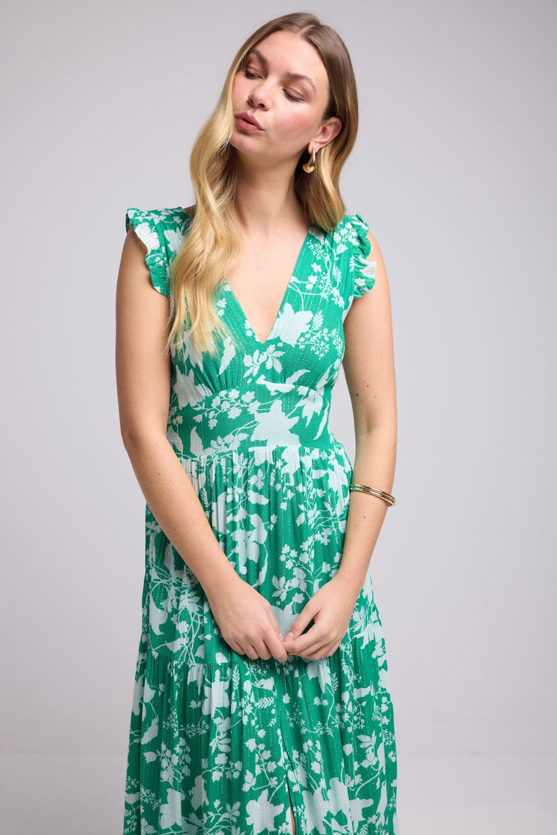 ROBE PENNY LONG/GREEN P816