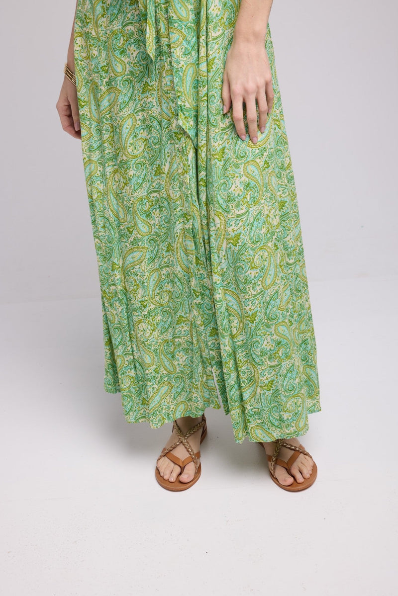 ROBE REA LONG GREEN
