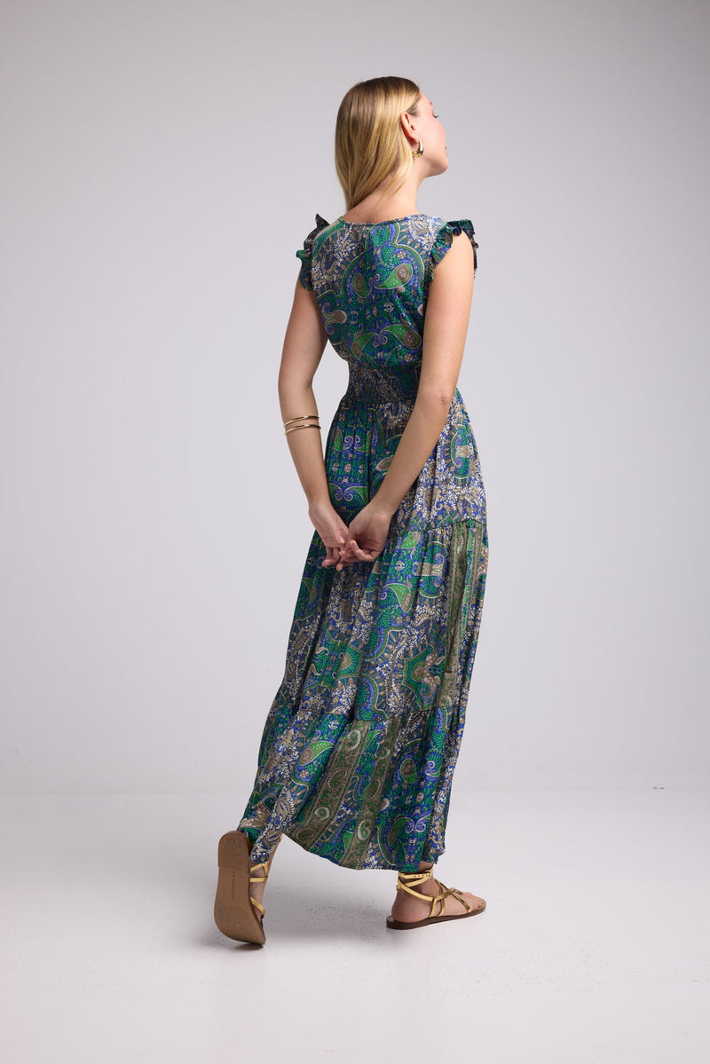 ROBE SANDY LONG GREEN P3000