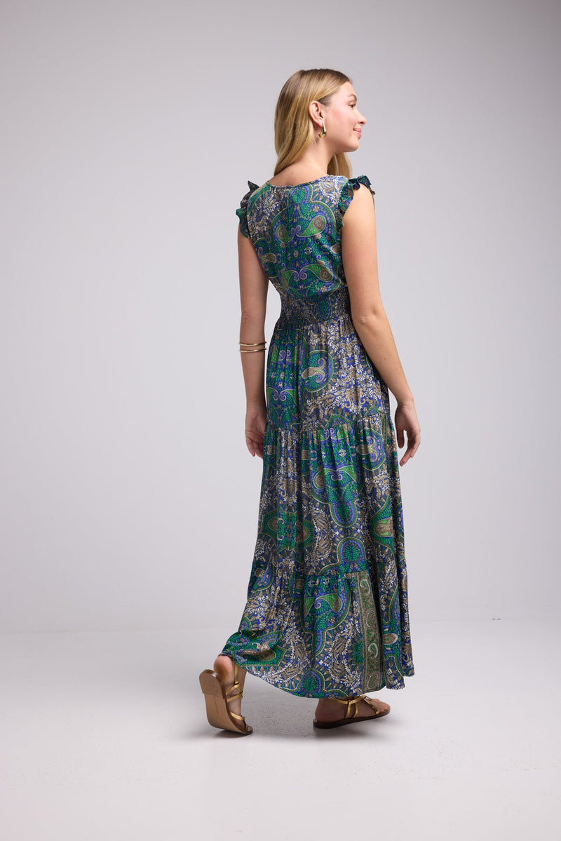 ROBE SANDY LONG GREEN P3000