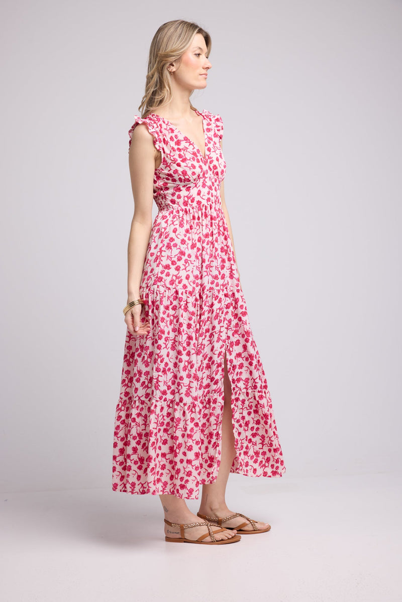 ROBE  SANDY LONG CHERRY P5007