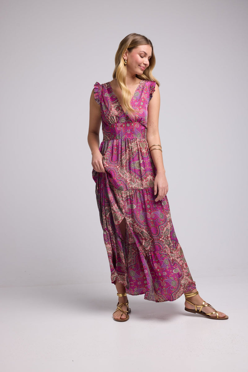 ROBE SANDY LONG PURPLE P3000