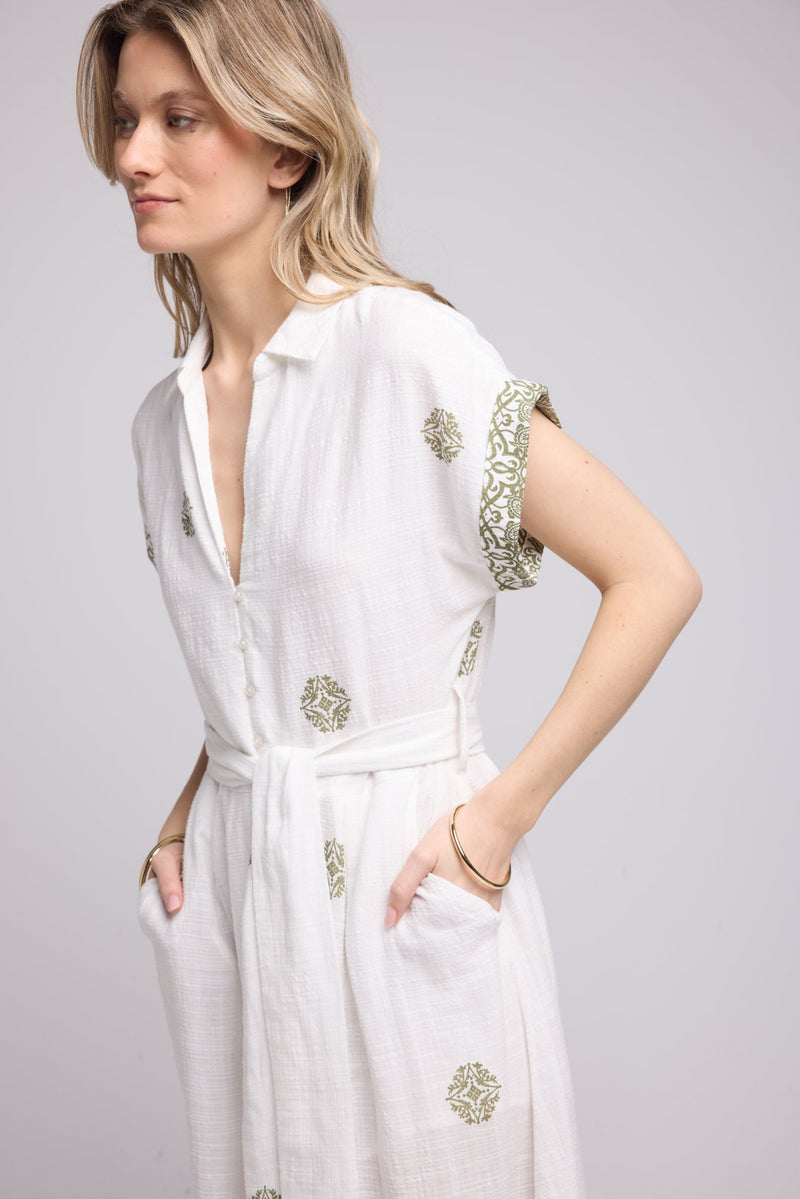 ROBE SHARON P19 KHAKI