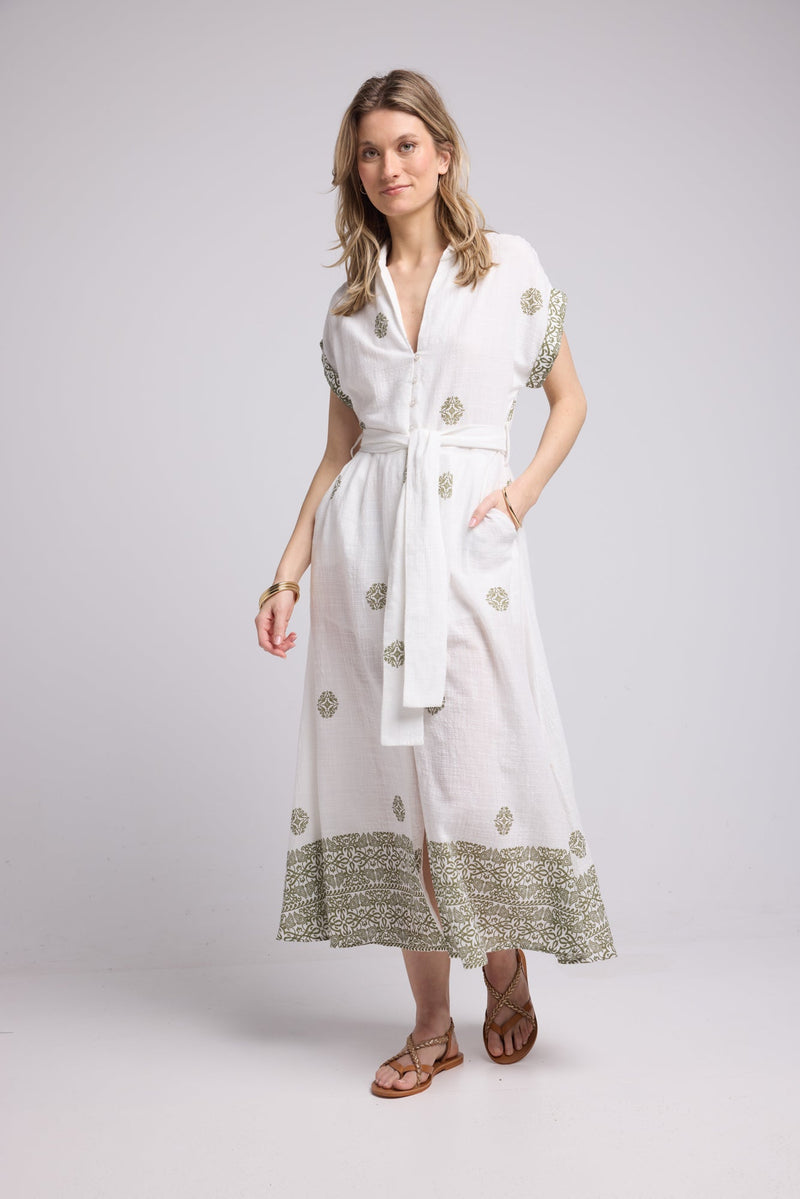 ROBE SHARON P19 KHAKI