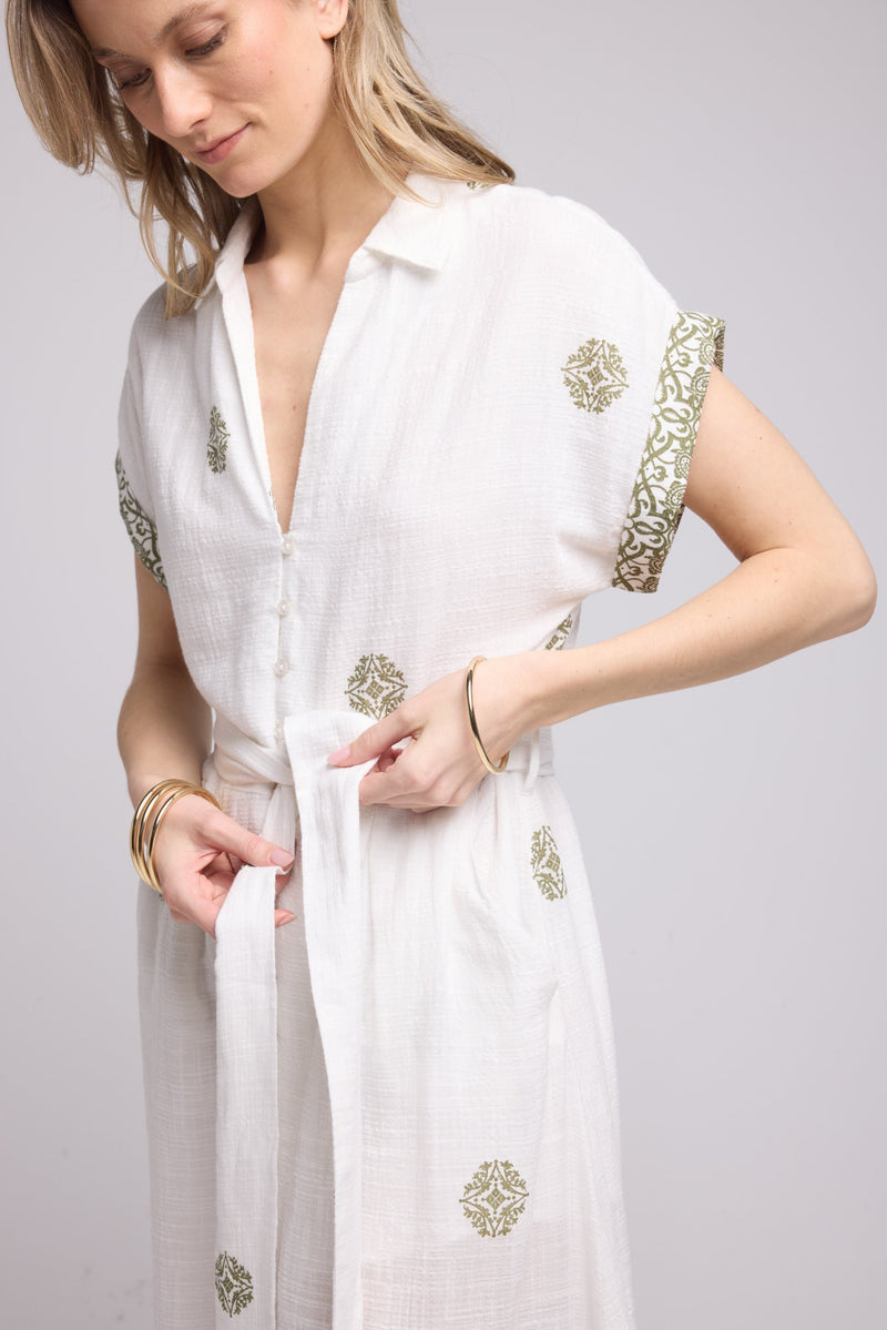 ROBE SHARON P19 KHAKI