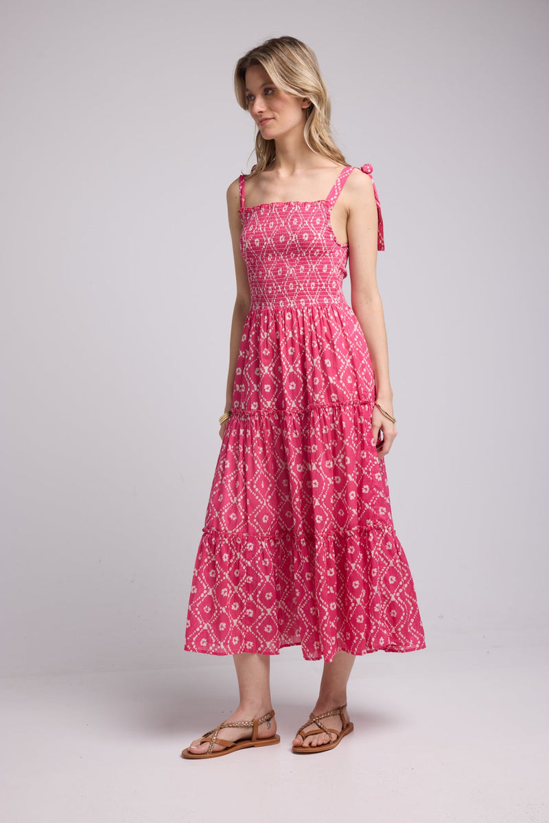 ROBE SMOKY/P2016 FUSHIA