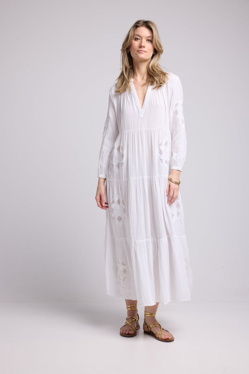 ROBE TEA/BLANC