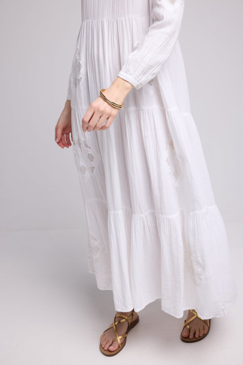 ROBE TEA/BLANC